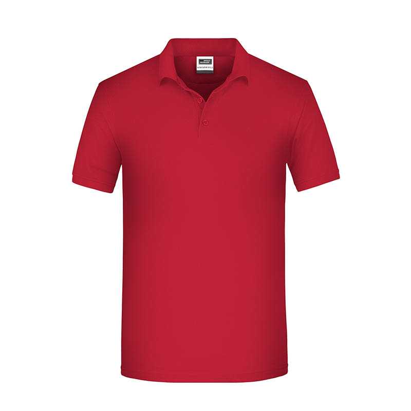 Pánska polokošeľa(JN Mens BIO Workwear Polo) > červená > XS