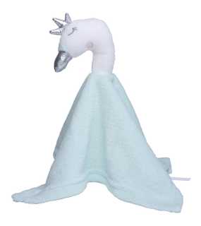 Plyšová hračka (MBW Cuddly blankets swan's head) > zelená (pastel)