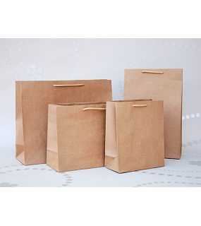 Papierová taška (FLEXI LINE) > hnedá > 23x9x35 cm