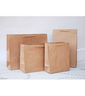 Papierová taška (FLEXI LINE) > hnedá > 32x10x28 cm