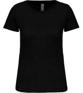 Dámske tričko (Kariban LADIES' BIO150 CREW NECK T-SHIRT) > čierna > S