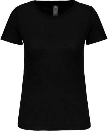 Dámske tričko (Kariban LADIES' BIO150 CREW NECK T-SHIRT) > čierna > L