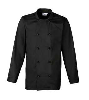 Pánske tričko (PREMIER ‘CUISINE ‘LONG SLEEVE CHEF’S JACKET) > čierna > L