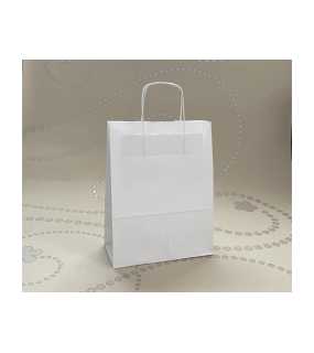 Papierová taška (STYLE LINE) > biela > 22x10x31 cm