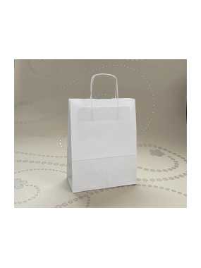 Papierová taška (STYLE LINE) > biela > 32x12x41 cm