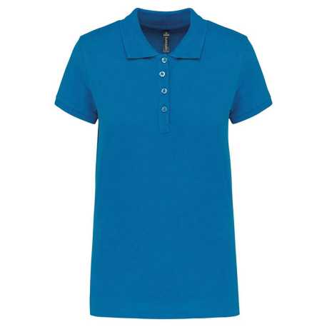 Dámska polokošeľa(KARIBAN LADIES’ PIQUÉ SHORT SLEEVE POLO SHIRT)>modrá (tropical)>XS