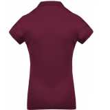 Dámska polokošeľa(KARIBAN LADIES’ PIQUÉ SHORT SLEEVE POLO SHIRT)>červená (wine)>S