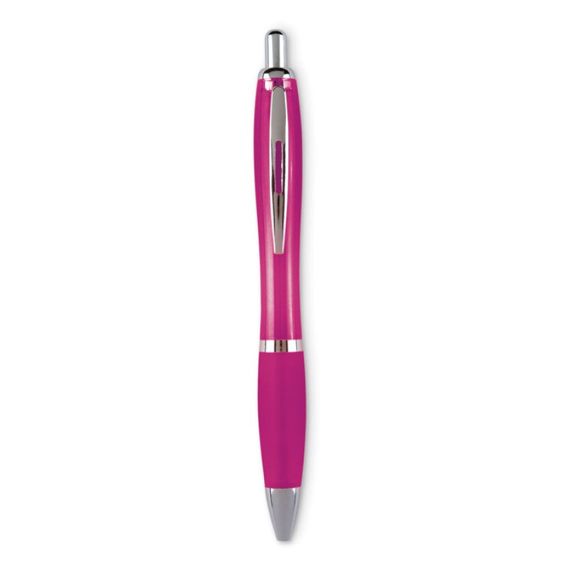 Plastové guličkové pero > ružová(fuchsia)