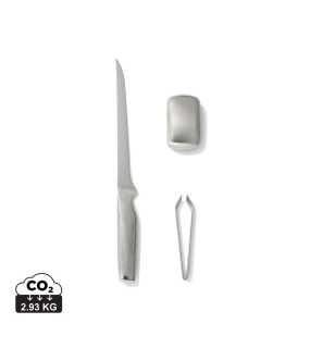 Filetovacia súprava VINGA Hattasan > strieborná