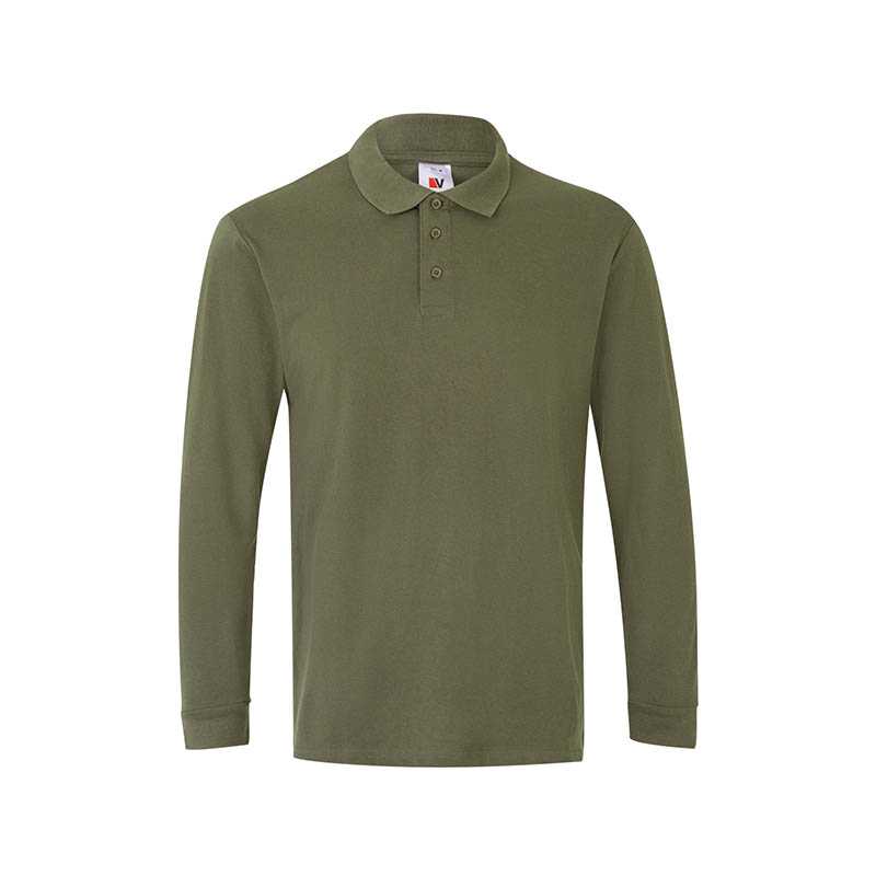 Pánska polokošeľa (VELILLA LS POLO) > hnedá (khaki) > 2XL