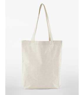 Nákupná taška z bavlny (WM Striped Organic Cotton Bag) > červená (stripe)