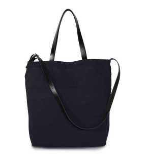 Nákupná taška (KIMOOD HANDBAG WITH LEATHER SHOULDER STRAP) > modrá (night navy)