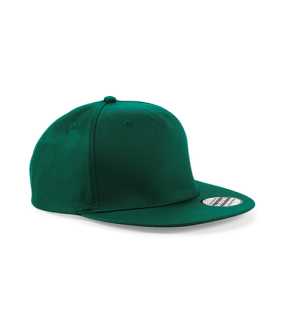 5 panelová unisex šiltovka (Beechfield 5 Panel Snapback Rapper Cap) > zelenná (bottle)