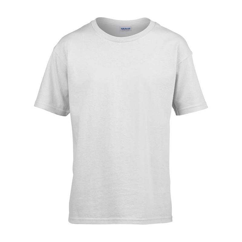 Detské tričko (GILDAN SOFTSTYLE YOUTH RING SPUN T-SHIRT) > biela > L