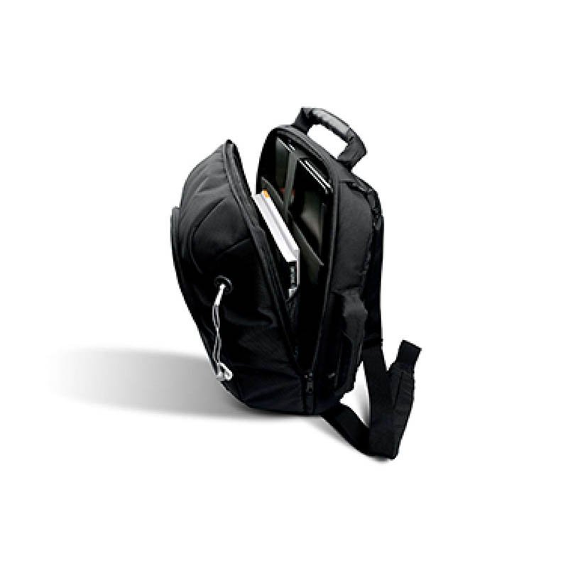 Ruksak na laptop (KIMOOD LAP TOP COMBO BACKPACK AND BRIEFCASE) > čierna