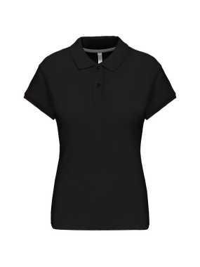 Dámska polokošeľa ( Kariban Ladies SS Pique Polo Shirt ) > čierna > M