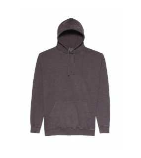 Unisex mikina (Just Hoods WASHED HOODIE) > šedá (washed charcoal) > M