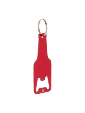 Prívesok na kľúče s otváračom na fľaše > červená