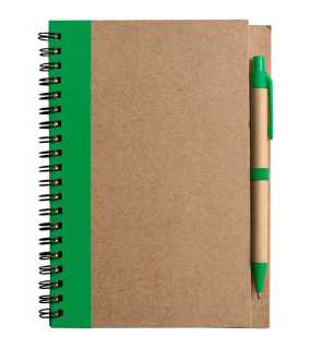 Poznámkový blok > zelená