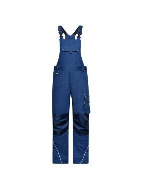 Pánske nohavice (JN Workwear Pants with Bib SOLID) > modrá (dark royal) > 62