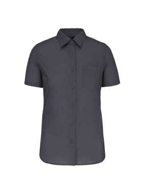 Dámska košeľa (KARIBAN LADIES SHORT SLEEVE SHIRT) > sivá (zinc) > L