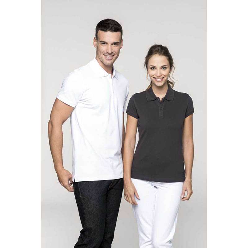 Dámska polokošeľa (KARIBAN LADIES SHORT SLEEVE POLO SHIRT) > čierna > XS