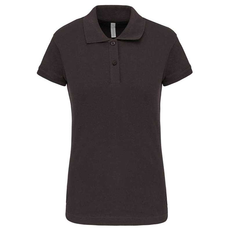 Dámska polokošeľa (KARIBAN LADIES SHORT SLEEVE POLO SHIRT) > šedá (dark) > XS