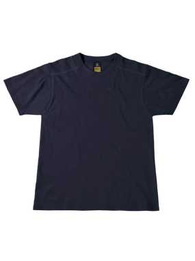 Unisex tričko (B&C PERFECT PRO) > modrá (navy) > L