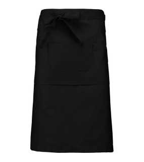Zástera (Kariban POLYCOTTON MID-LENGTH APRON) > čierna