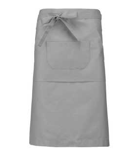 Zástera (Kariban POLYCOTTON MID-LENGTH APRON) > šedá (light)