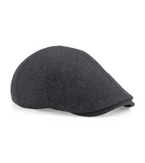 Unisex šiltovka (Beechfield Melton Wool Ivy Cap) > šedá (charcoal marl)
