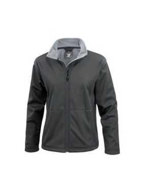 Dámska bunda (RESULT CORE LADIES SOFT SHELL JACKET) > čierna > S