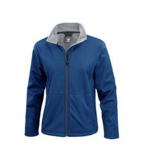 Dámska bunda (RESULT CORE LADIES SOFT SHELL JACKET) > modrá (navy) > M