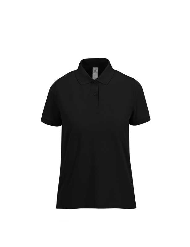 Dámska polokošeľa (B&C MY POLO 210 /WOMEN) > čierna > M