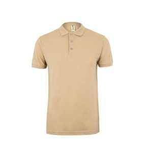 Unisex polokošeľa (MUKUA SHORT-SLEEVE POLO 210) > béžová (sand) > S