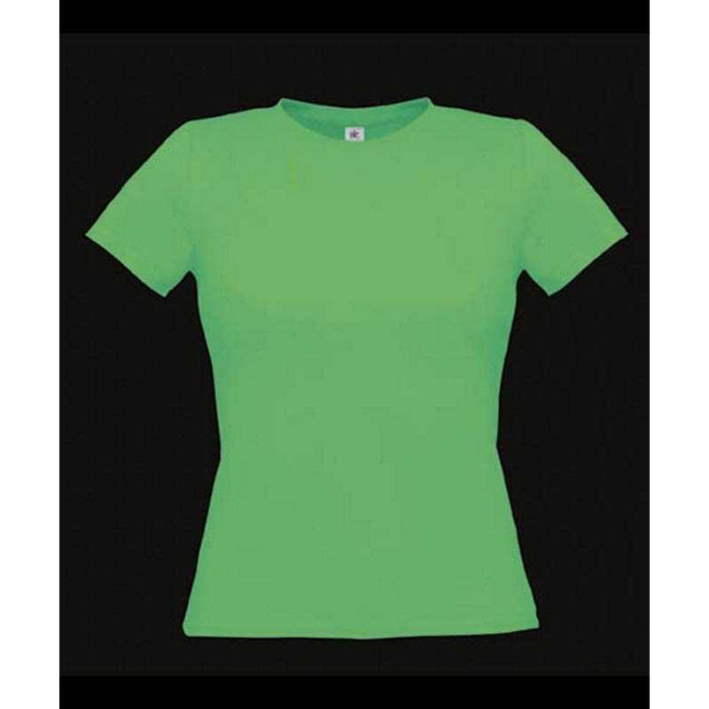 Dámske tričko (B&C WOMEN-ONLY PC) > zelená (ultra) > M