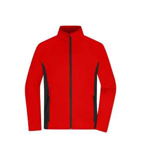 Pánska bunda (JN Men's Stretchfleece Jacket) > červená / čierna > L