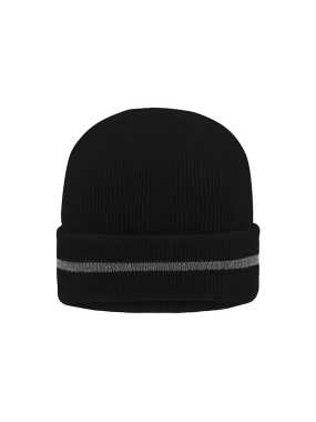 Zimná čiapka (MB Reflective Beanie)>čierna / strieborná