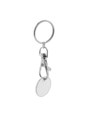 Prívesok na kľúče so žetónom > biela