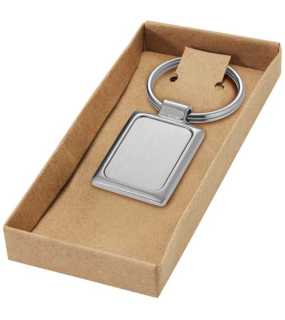 Obdĺžniková kľúčenka > strieborná
