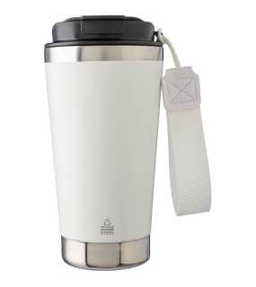 Termopohár z recyklovaného nerezu 500ml > biela