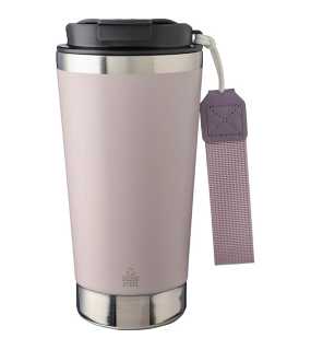 Termopohár z recyklovaného nerezu 500ml > ružová (pastel)