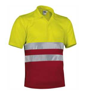 Pánska polokošeľa (BUILD) > žltá (neon) / červená (lotto) > M