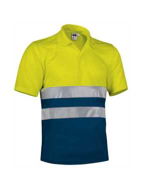 Pánska polokošeľa (BUILD) > žltá (neon) / modrá (orion navy) > L