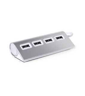 USB hub > strieborná