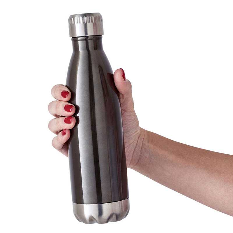 Nerezová športová fľaša > šedá (steel)