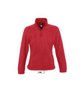 Dámska mikina (SOL'S WOMEN'S FLEECE JACKET WITH ZIP) > červená > L