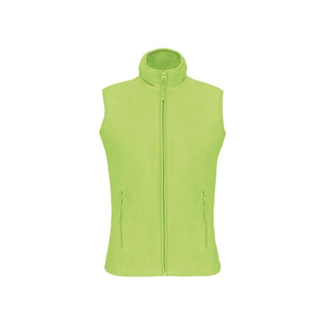 Dámska fleece vesta (KARIBAN MELODIE-LADIES MICRO FLEECE GILET) > zelená (lime) > 2XL