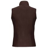 Dámska fleece vesta (KARIBAN MELODIE-LADIES MICRO FLEECE GILET) > hnedá (chocolate) > L
