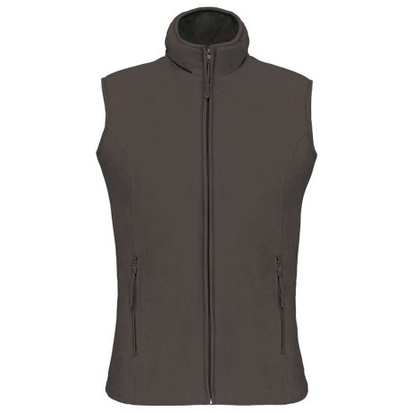 Dámska fleece vesta (KARIBAN MELODIE-LADIES MICRO FLEECE GILET) > zelená (olive) > 2XL